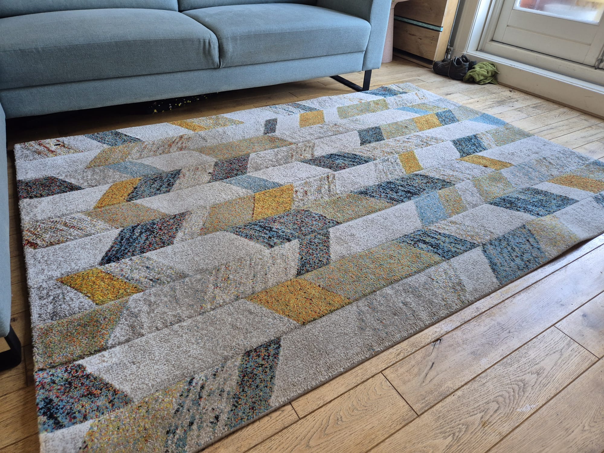 Vloerkleed – kleur en structuur hersteld na