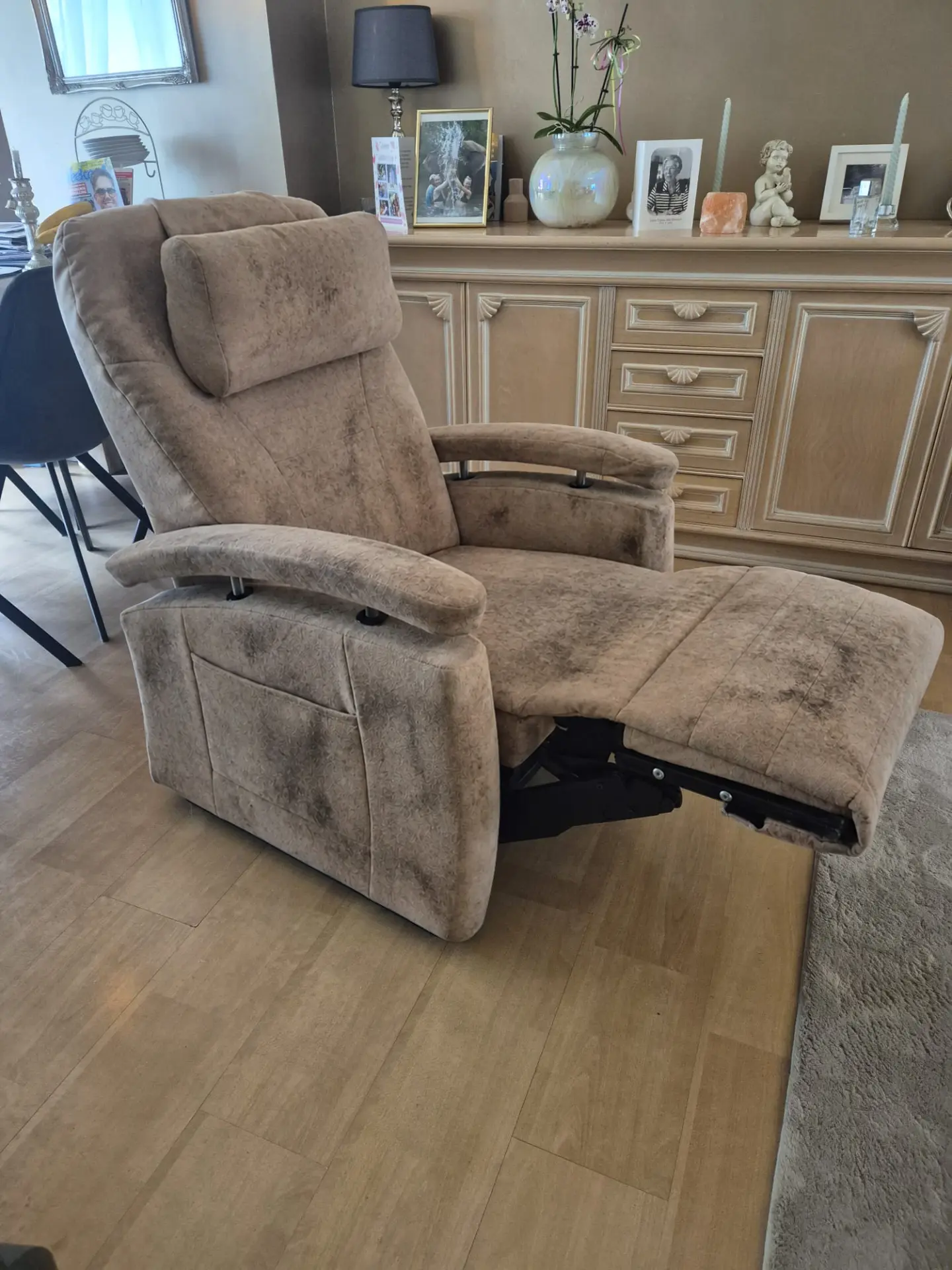 Relaxfauteuil – grondig gekuist voor
